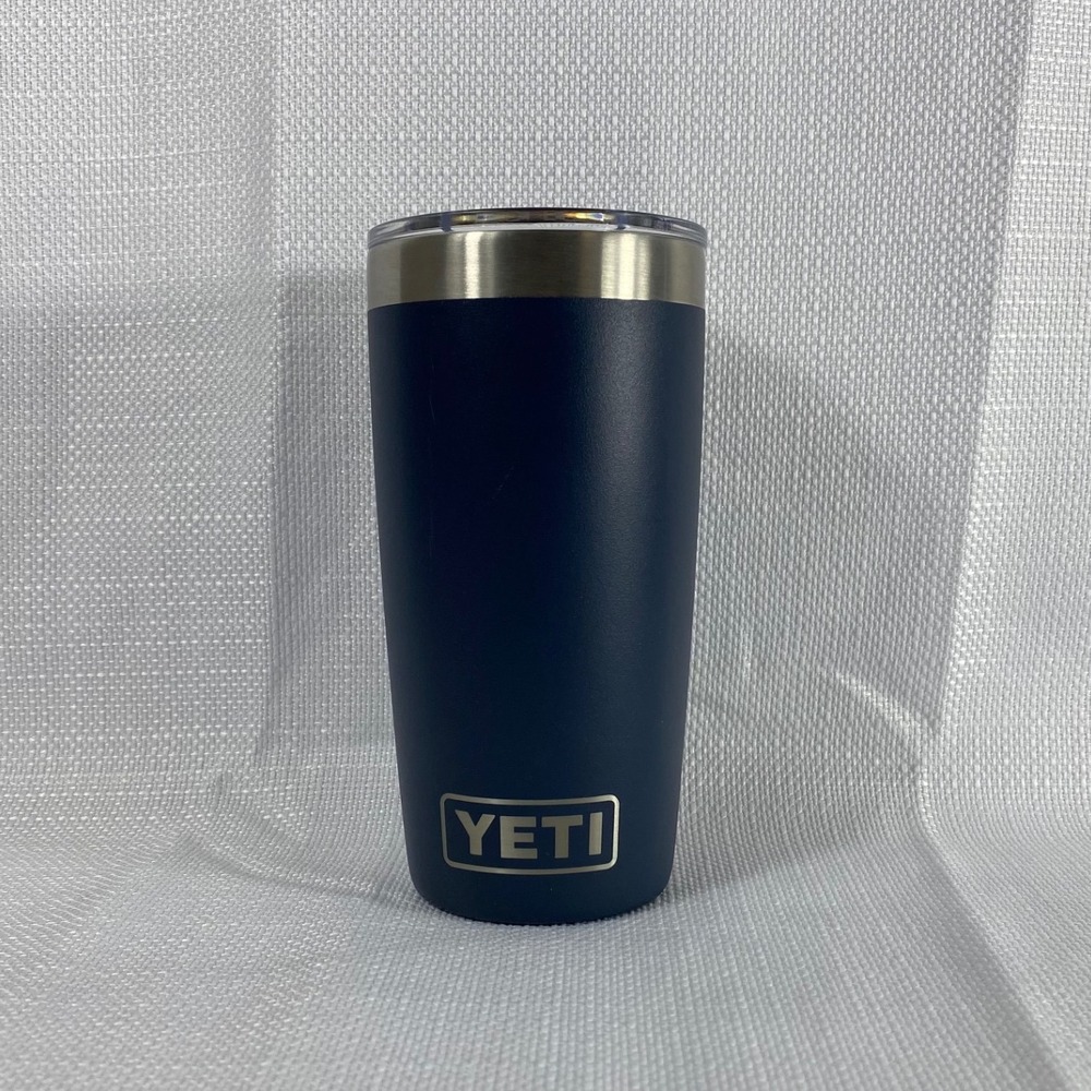YETI Rambler 10 oz Tumbler Navy‎ Blue Stainless Steel Vacuum Insulated MagSlider